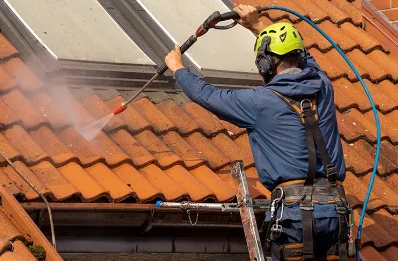 Démoussage et hydrofuge de toiture à Germignac